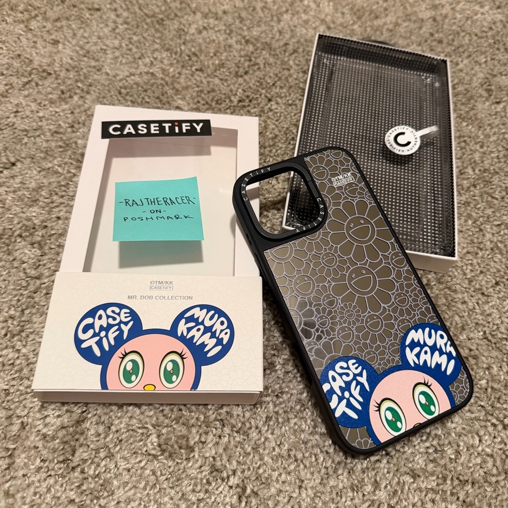 Casetify Murakami iPhone 16 Pro Max Case - Black and Blue
